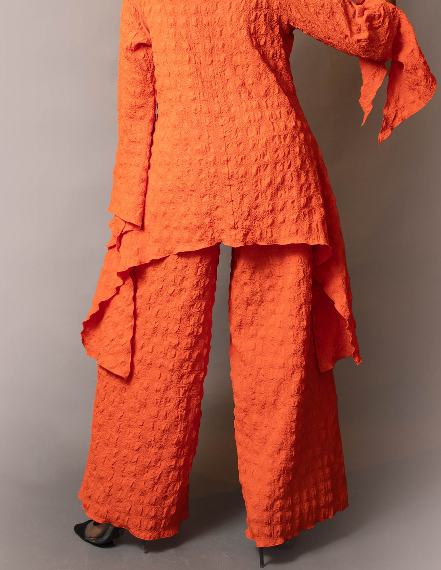 Wide leg pull-on pant