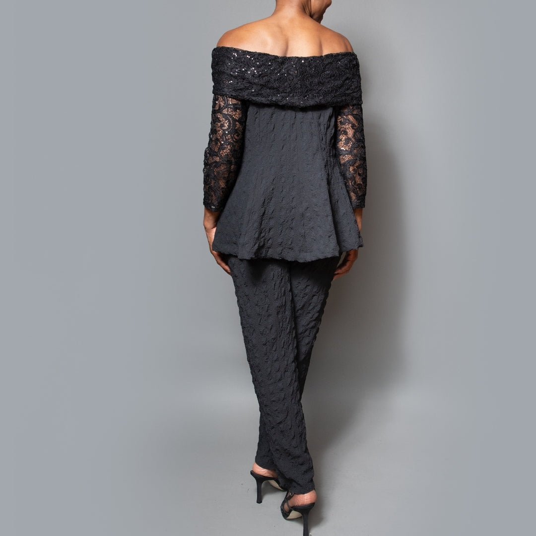 Slim pucker pant