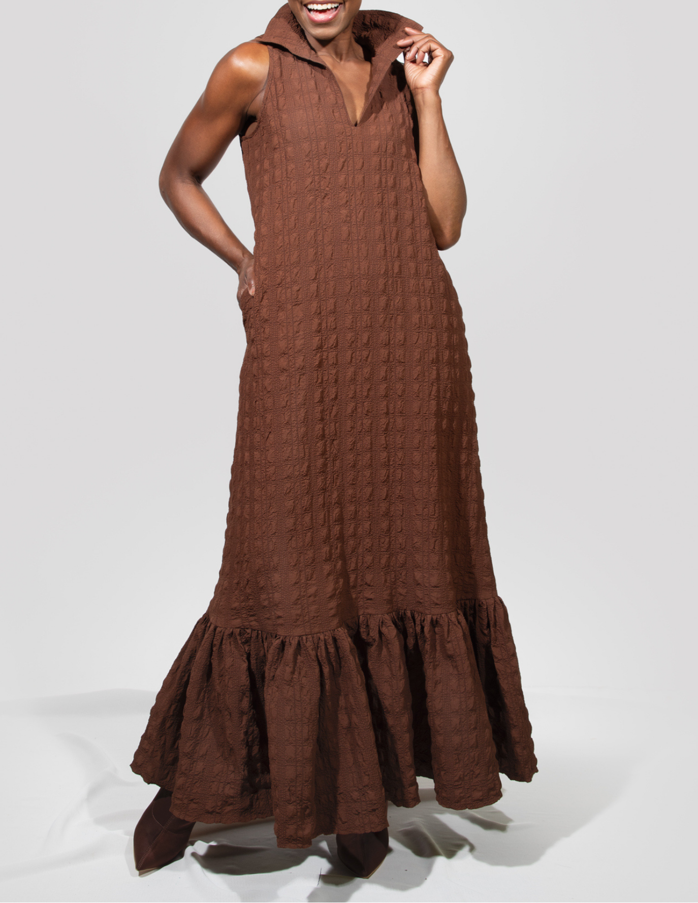 Sleeveless maxi dress