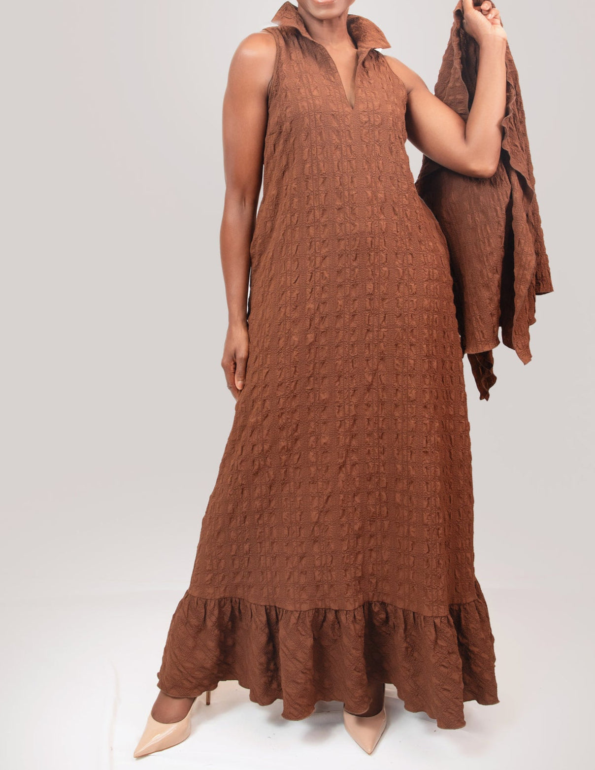 Sleeveless maxi dress
