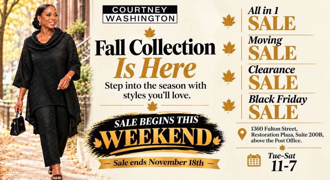 Courtney Washington Fall Sale: All-in-One Event with Exclusive Fashion Discounts