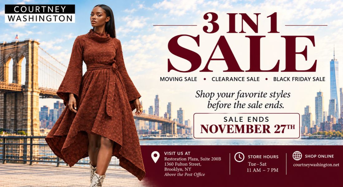 One Fashion Event, Three Ways to Save: Discover Courtney Washington's 3-in-1 Sale