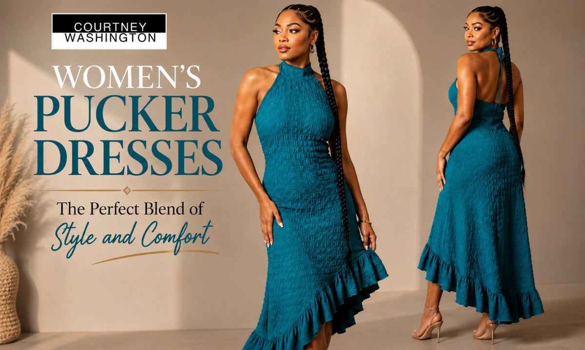 Women's Pucker Dresses: The Perfect Blend of Style and Comfort