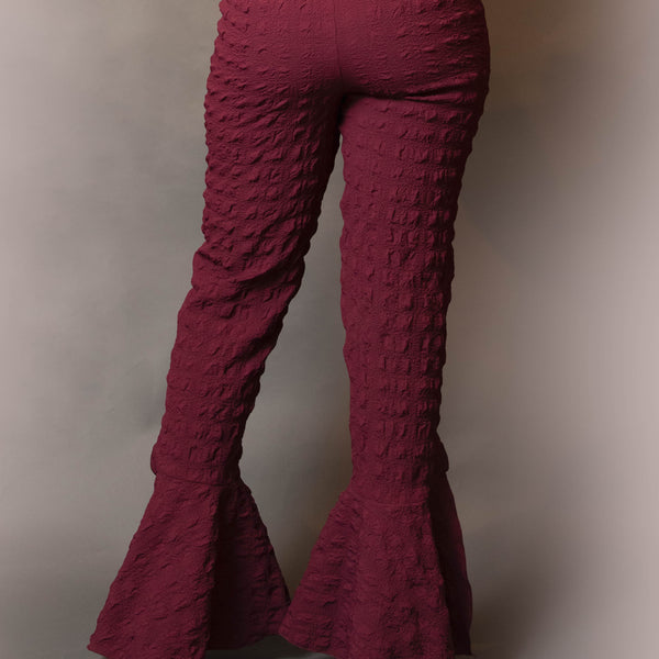 Cigarette bell slit pant