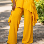 Pull on Dramatic cotton knit pant