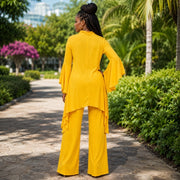 Pull on Dramatic cotton knit pant