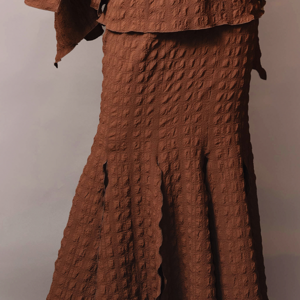 Long carwash slit skirt