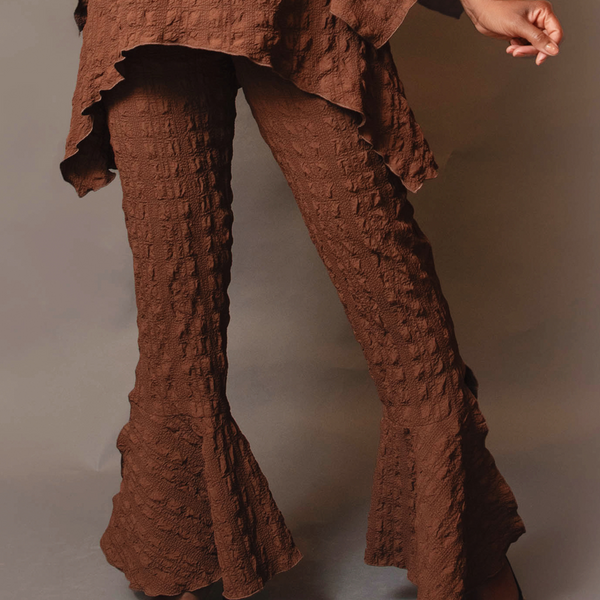 Cigarette bell slit pant