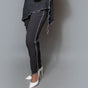 Overlock detail slim pant