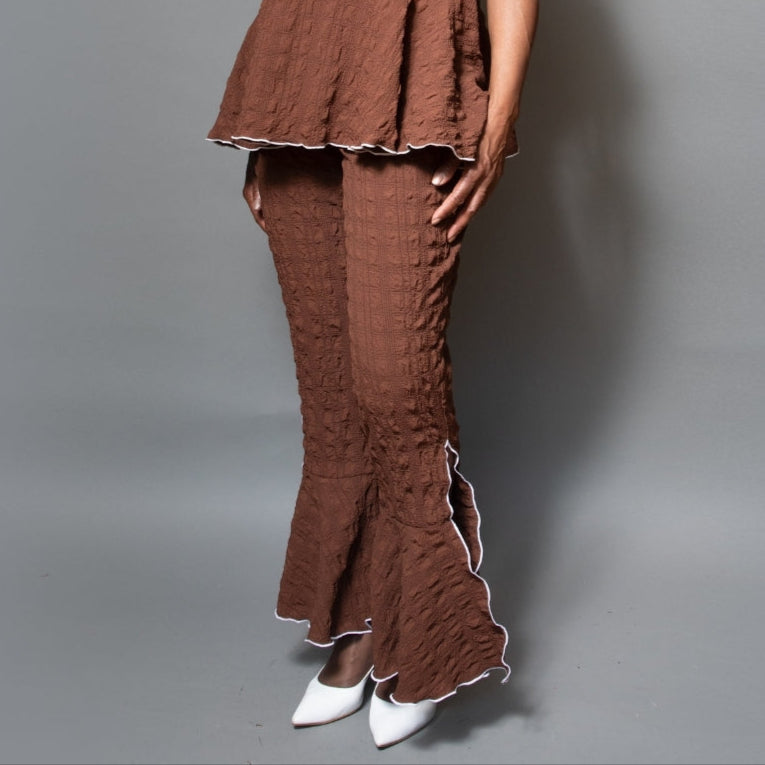 Cigarette overlock pant