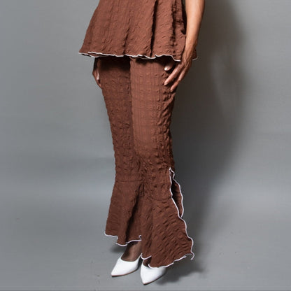 Cigarette overlock pant