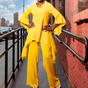 Pull on Dramatic cotton knit pant