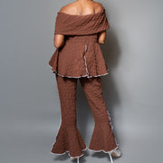 Cigarette overlock pant