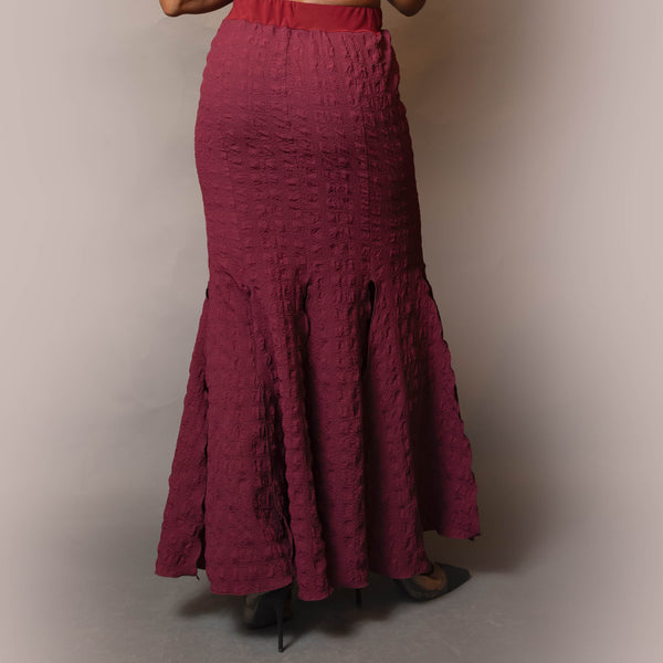 Long carwash slit skirt