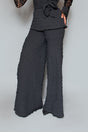 Layered wide leg pants