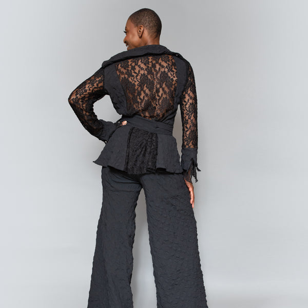 Wrap cuff detail top