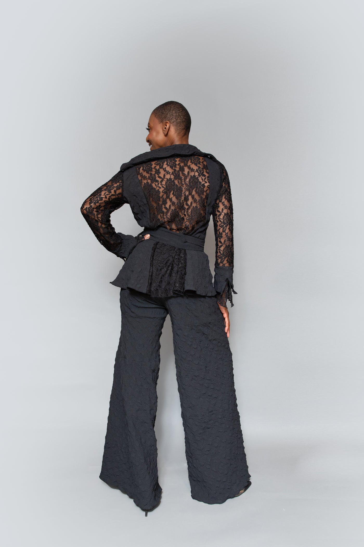 Wrap cuff detail top