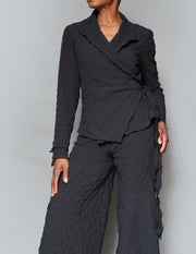Wrap cuff detail top