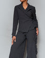 Wrap cuff detail top
