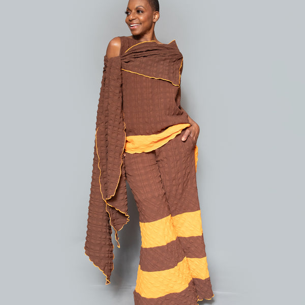 Slit shawl