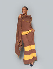 Slit shawl