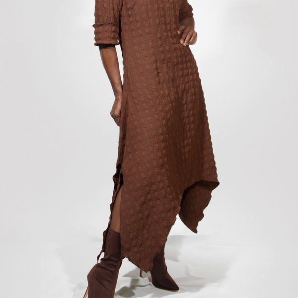 Drama hem dress