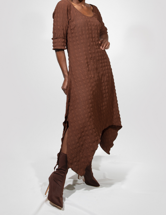 Drama hem dress