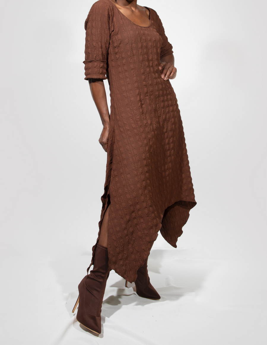 Drama hem dress