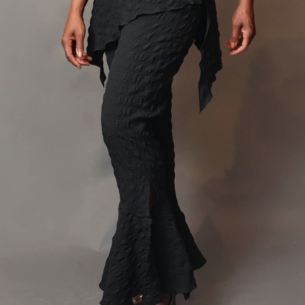 Cigarette bell slit pant