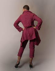 Slit neck drop side tunic