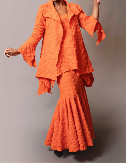 Drape side jacket