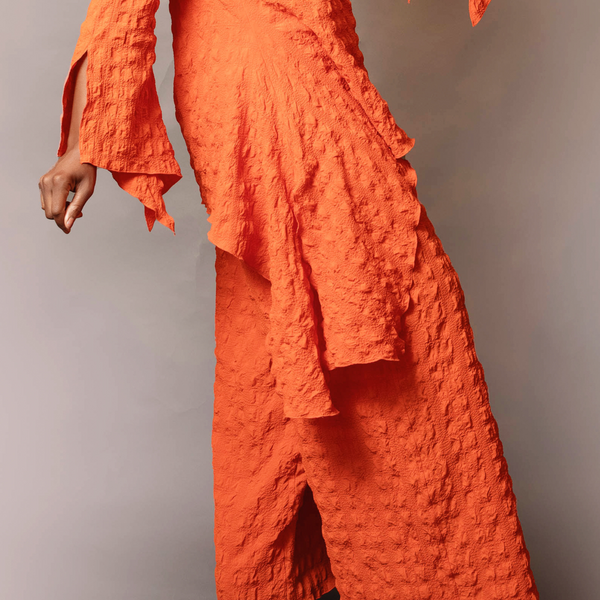 Wide leg pull-on pant