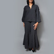 Circle bell pull-on pant