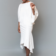Dolman sleeve Bias cut top