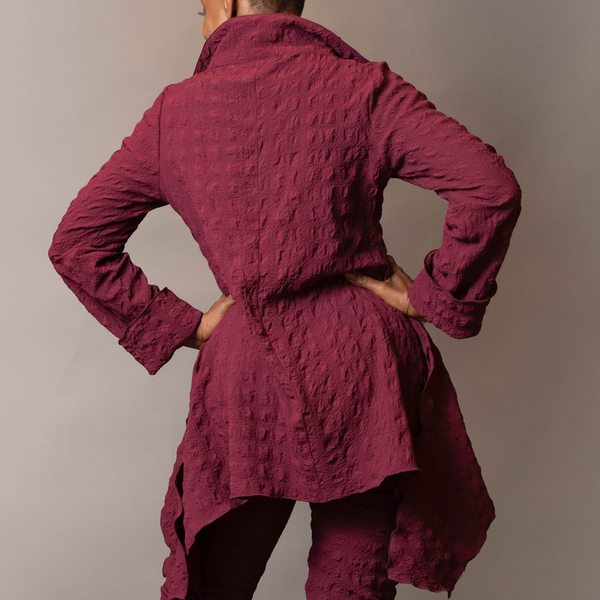 Slit neck drop side tunic