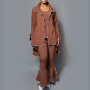 Cigarette bell overlock pant