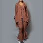 Cigarette bell overlock pant
