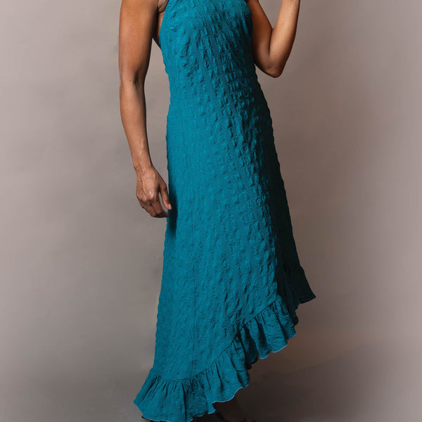 Halter high low dress