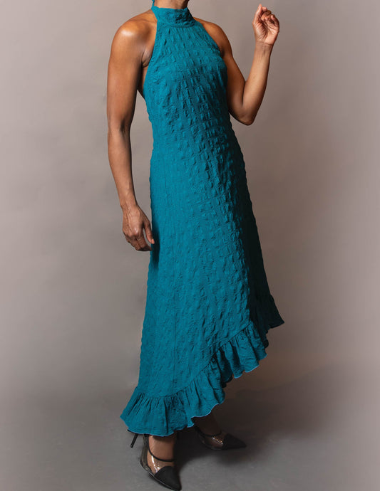 Halter high low dress