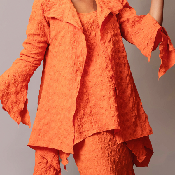 Drape side jacket