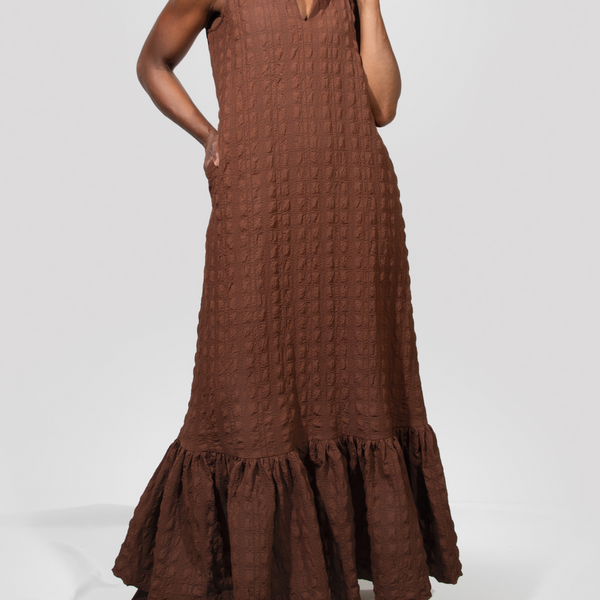 Sleeveless maxi dress