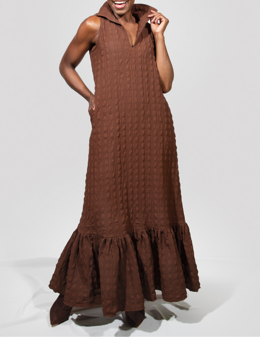 Sleeveless maxi dress