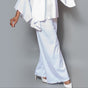 Wide leg pull-on knit pant