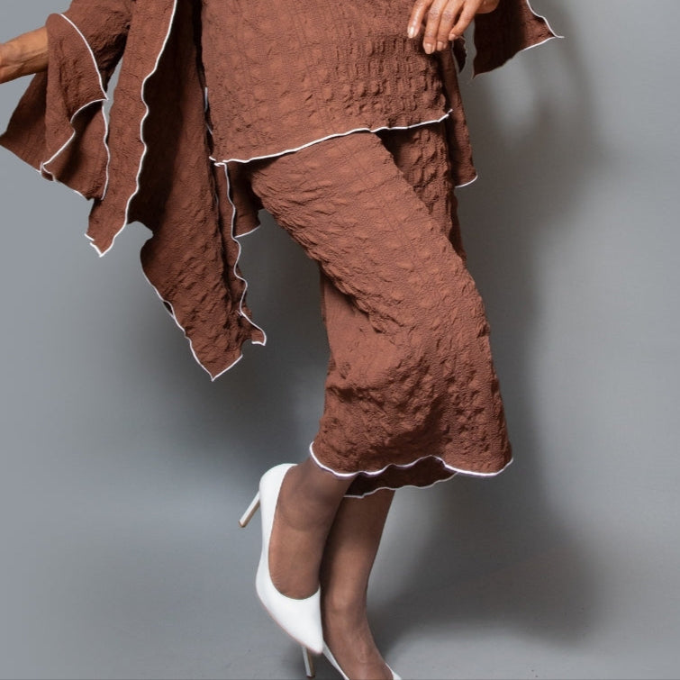 Cropped overlock pant