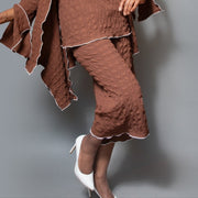 Cropped overlock pant