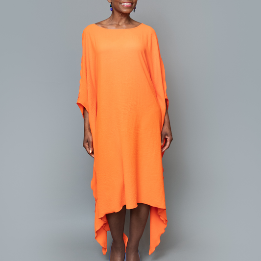 Asymmetric kimono dress