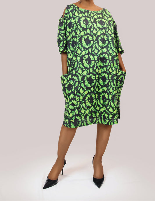 Ink shoulder dress