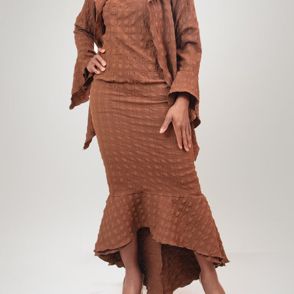 Tube w/high low hem dress