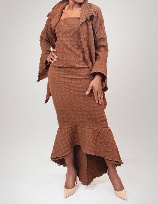 Tube w/high low hem dress
