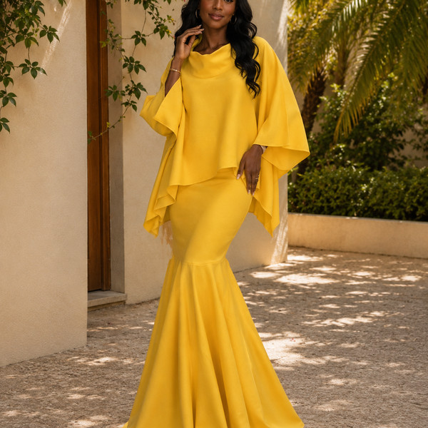Long pull on, peplum skirt ,oversized tunic Set